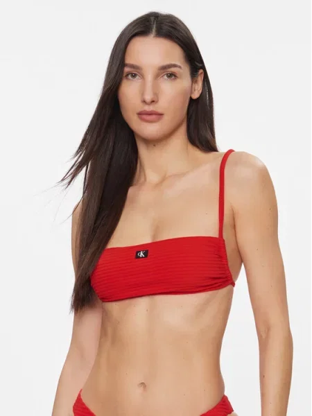 Calvin Klein Swimwear Góra od bikini czerwony