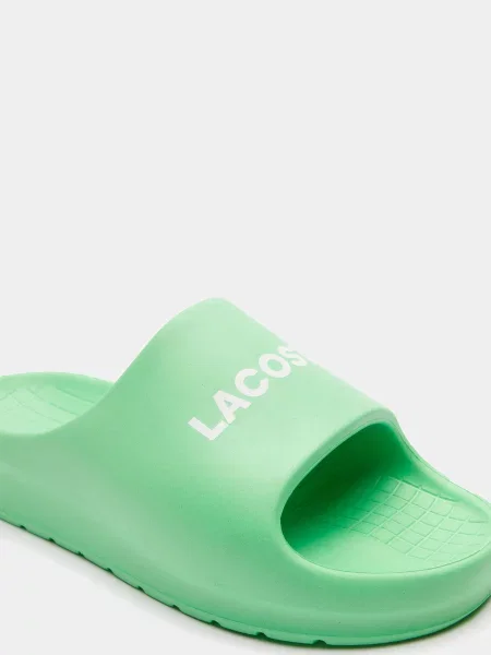 Шлепанцы Lacoste зеленые
