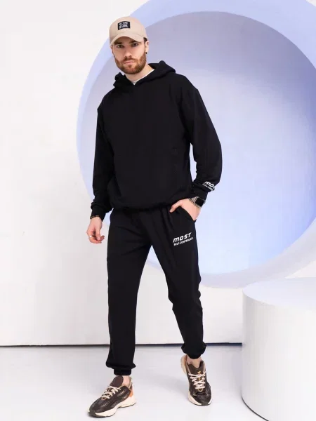 ISSA Plus Спортивний костюм без підкладки чорний