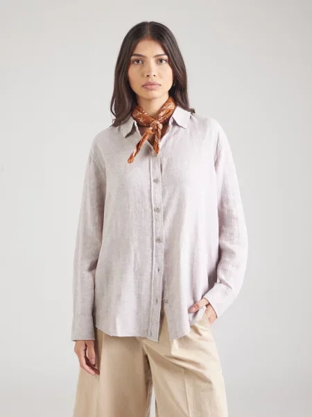 VERO MODA Bluză VMLINN deschis gri