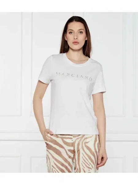 Marciano Guess Póló CANDY | Slim Fit fehér
