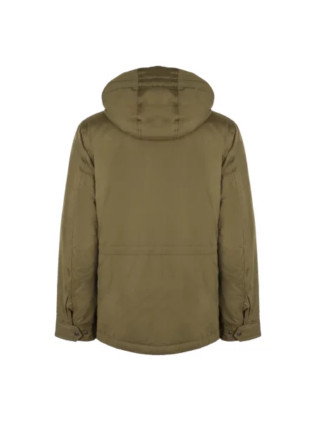 Parka Woolrich z kapturem zielona