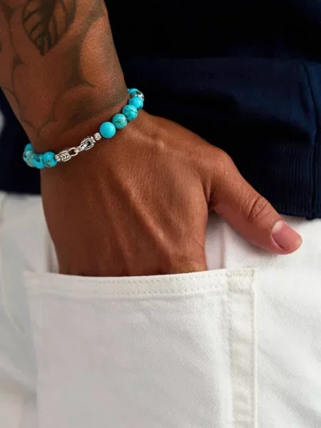 Гривна Nialaya Jewelry синьо