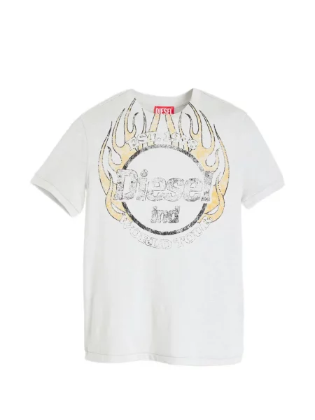 Tricou Diesel cu imagine din jerseu