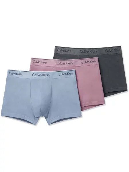 Calvin Klein Underwear Bokserice safirno plava / pastelno plava / roza / crna ružičasta