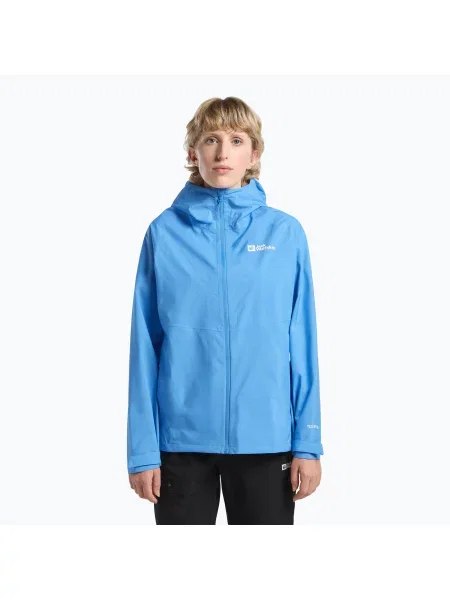 Jack Wolfskin női esőkabát Prelight LT középkék Prelight LT kék