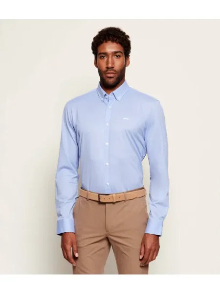 BOSS BLACK Cămașă | regular fit negru