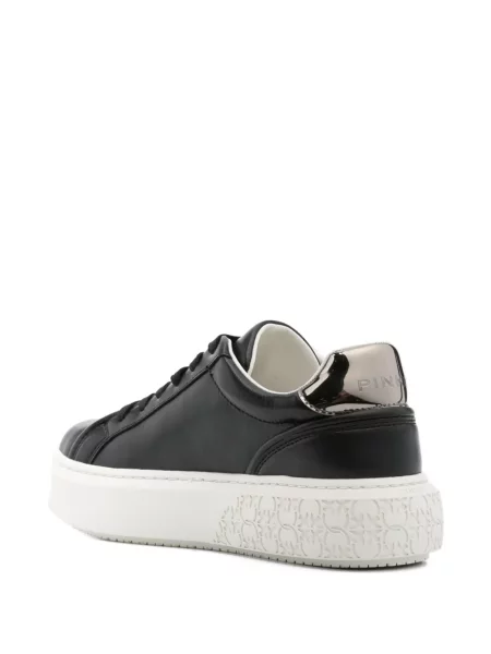 Sneakerși Pinko cu platformă negru