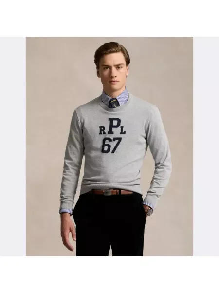POLO RALPH LAUREN Pulover gri
