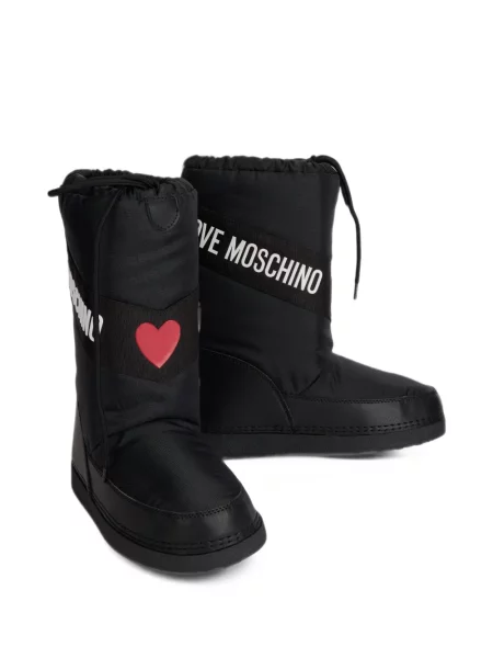 Členkové topánky Love Moschino čierna