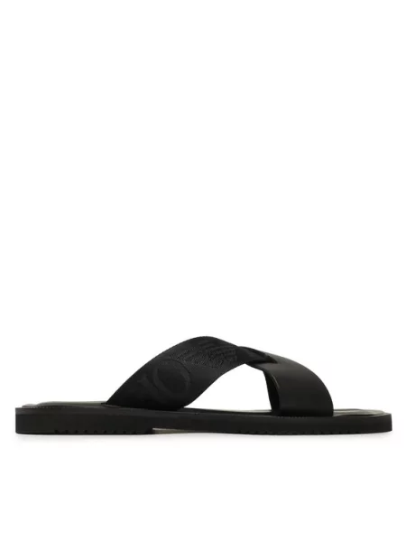 Emporio Armani Klapki czarny