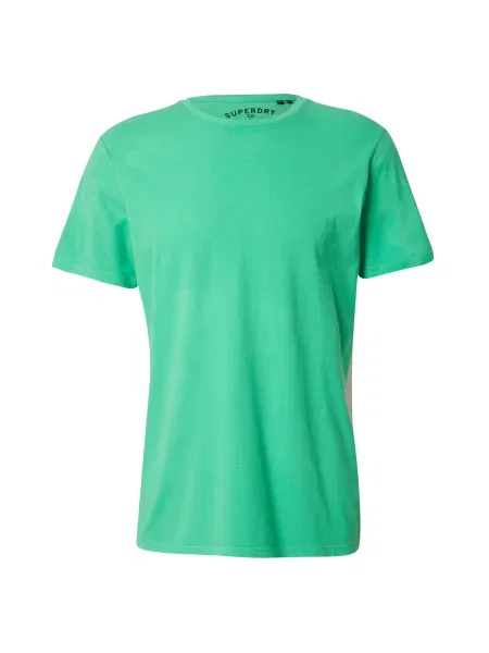 Superdry Tricou CLASSIC ESSENTIAL neon verde