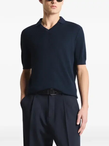 Tricou Fay scurt albastru