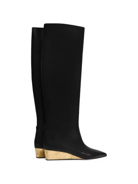 Botine Vanda Novak cu pană negru