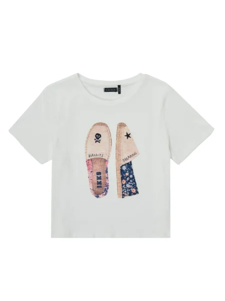 Tricou copii Ikks alb
