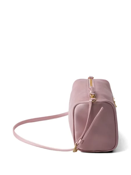 Mini geantă Prada din satin mini roz