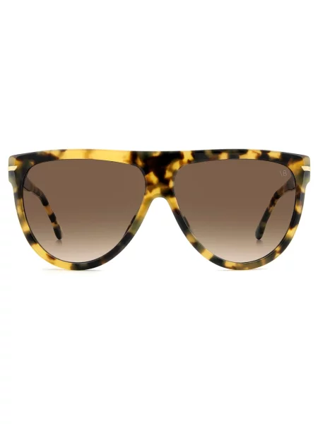 Victoria Beckham okulary przeciwsłoneczne żółte