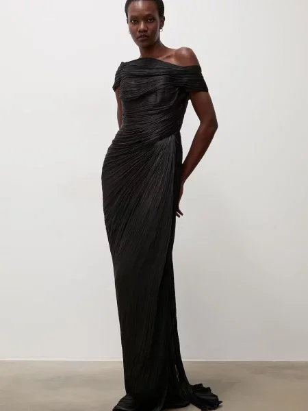 Answear.LAB rochie cu corset negru