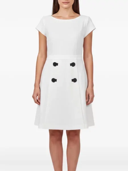 Μίνι φόρεμα Boutique Moschino λευκό