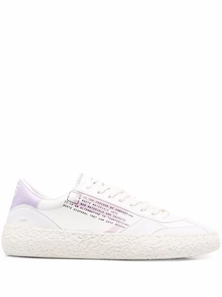 Sneakerși Puraai cu imagine alb