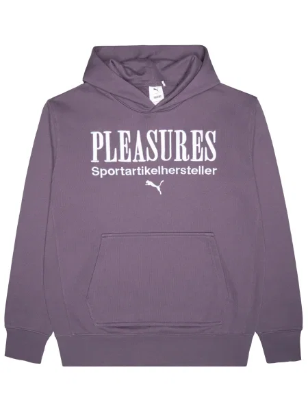 PUMA Športna majica temno liila bela