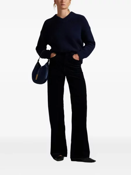 Șosete Polo Ralph Lauren cu 5 buzunare cu broderie tricotate albastru