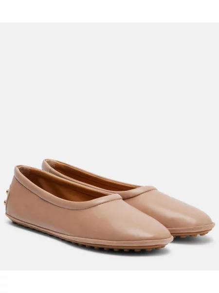 Balerini Tod's din piele roz