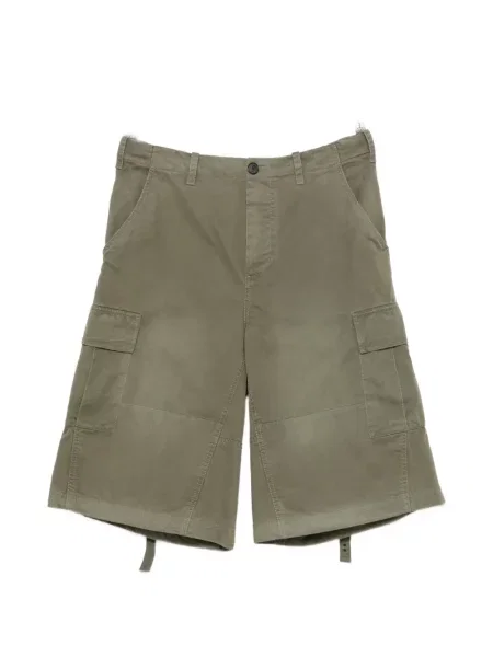 Pantaloni scurți cargo Fendi verde