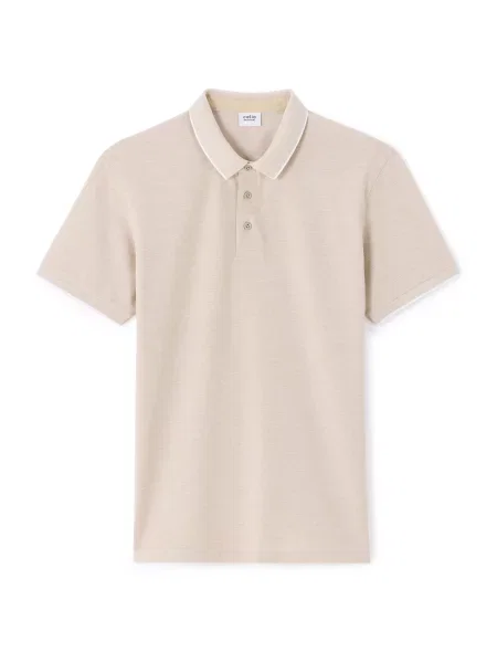 Polokošeľa Celio béžová