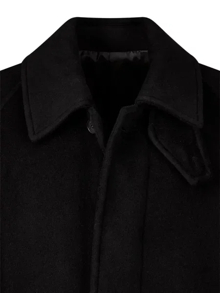 Palton Tomboy de lână negru