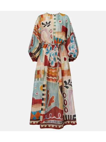 Rochie midi Alemais cu imagine până la genunchi de costum