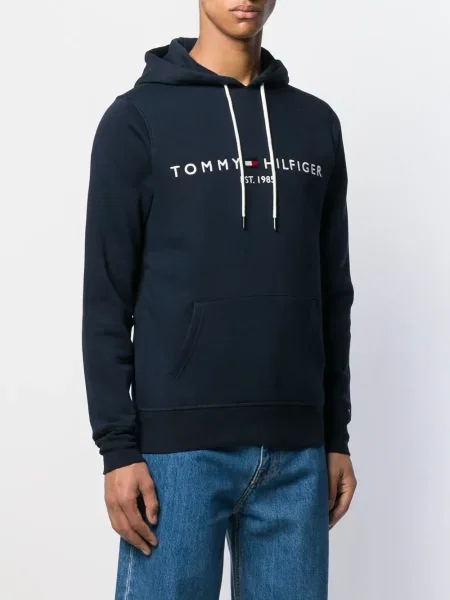 Mikina s kapucí Tommy Hilfiger s výšivkou