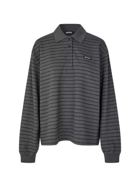 Tricou polo Rotate Birger Christensen gri