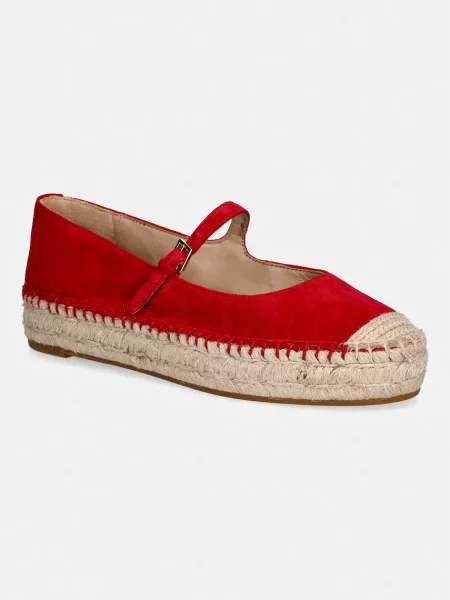 Lauren Ralph Lauren espadrile pentru femei din piele întoarsă Luize Mj