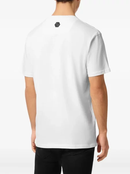 Tricou Philipp Plein teddy alb