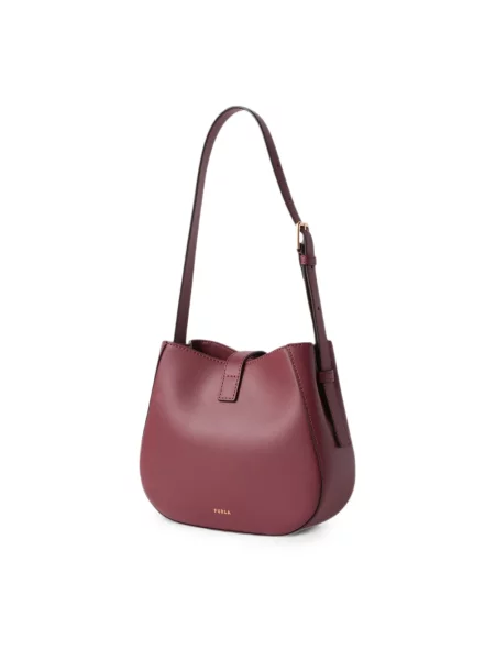 Torebka Furla skórzana brązowa