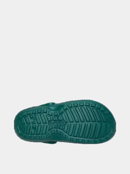 Классические сабо Crocs зеленые