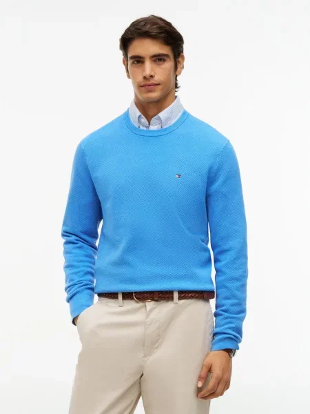 Tommy Hilfiger sweter Mężczyźni S niebieski