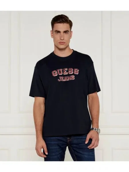 Guess Jeans Póló | Oversize fit kék