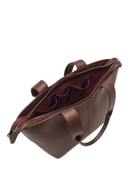 Geantă shopper Freja Nyc maro