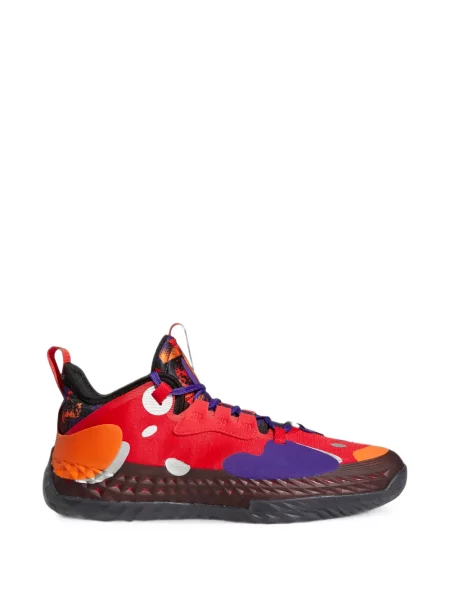 Fotbal sneakerși Adidas Climacool cu autograf cu dungi roșu