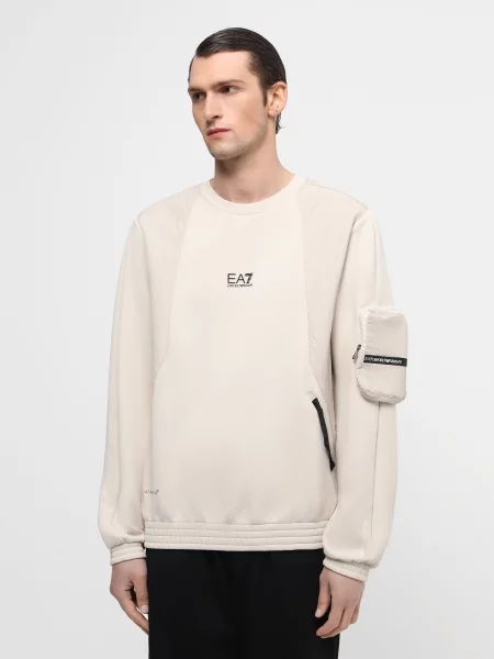 Світшот Athletic Mix бавовна/поліестер бежевий