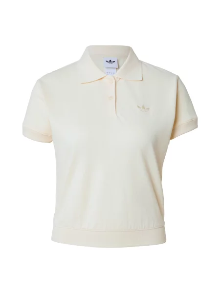 ADIDAS ORIGINALS Tricou SHORT SLEEVE POLO pastel galben