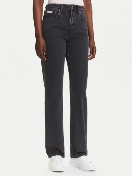 Calvin Klein Jeans Дънки Straight Fit черен