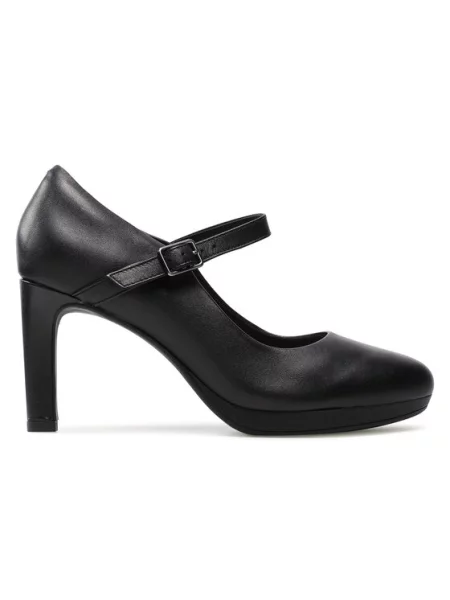 Félcipő Clarks fekete