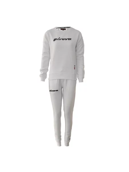 Dres z cekinami crew neck Givova biały