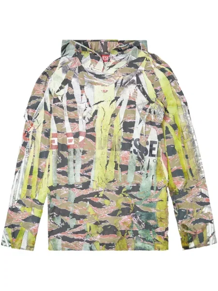 Hanorac cu glugă Diesel maro