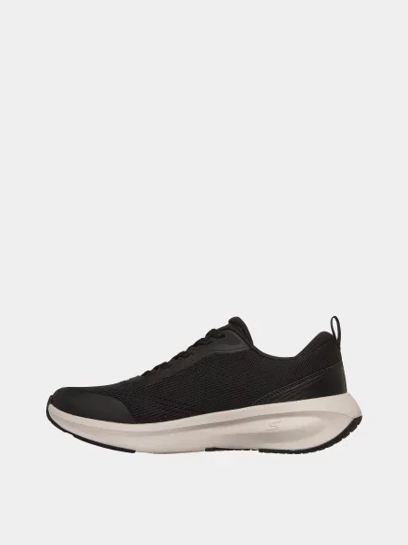 Кожаные повседневные кроссовки Skechers черные