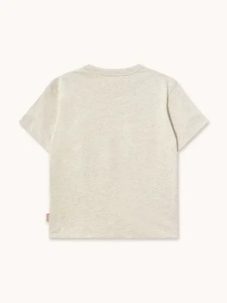Tinycottons tričko detské CURLY DOG GRAPHIC TEE biela
