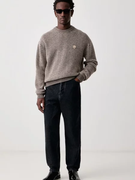 Maison Kitsuné Fox Head sweter wełniany